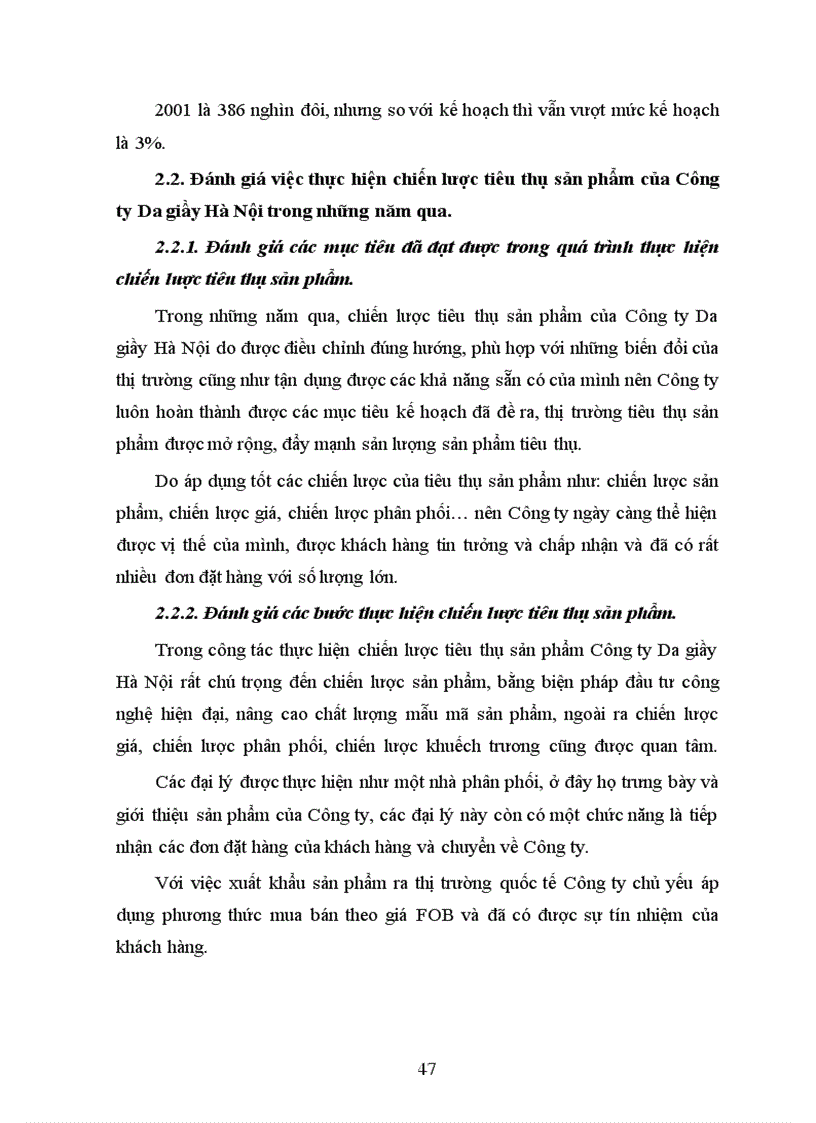 image for page Chiến lược tiêu thụ sản phẩm của Công ty Da giầy Hà Nội và một số giải pháp cơ bản để thực hiện