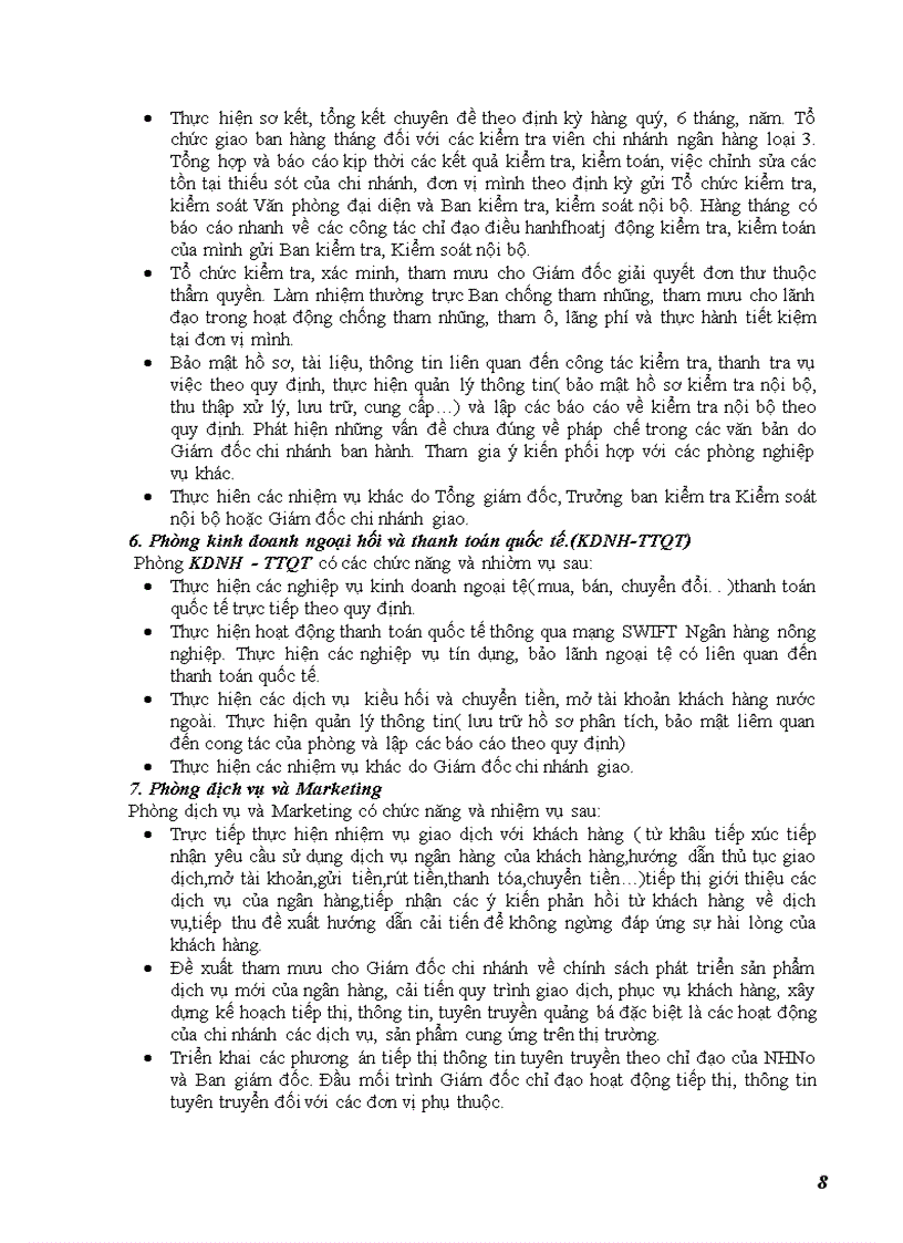 image for page Các hoạt động kinh doanh chủ yếu của NHNo&PTNT chi nhánh Nam Hà Nội