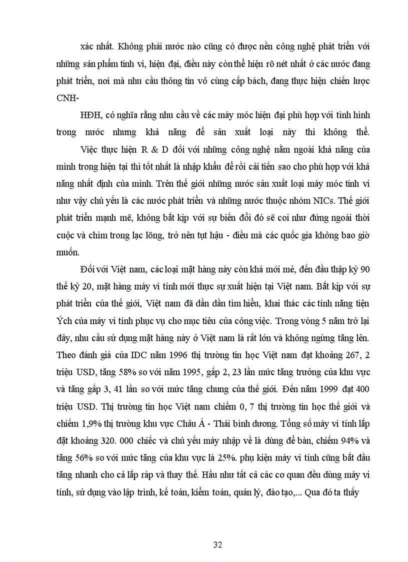 image for page Hoạt động nhập khẩu máy vi tính và phụ kiện máy vi tính của công ty FPT: Thực trạng và giải pháp