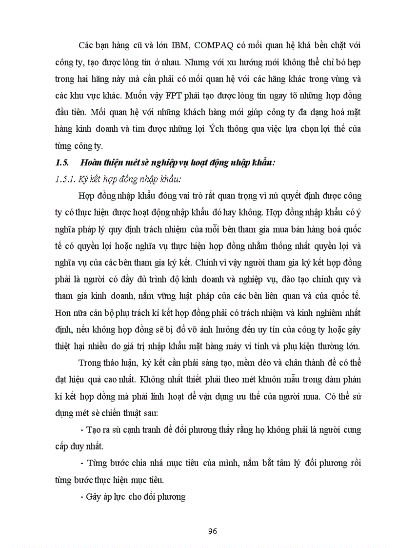 image for page Hoạt động nhập khẩu máy vi tính và phụ kiện máy vi tính của công ty FPT: Thực trạng và giải pháp