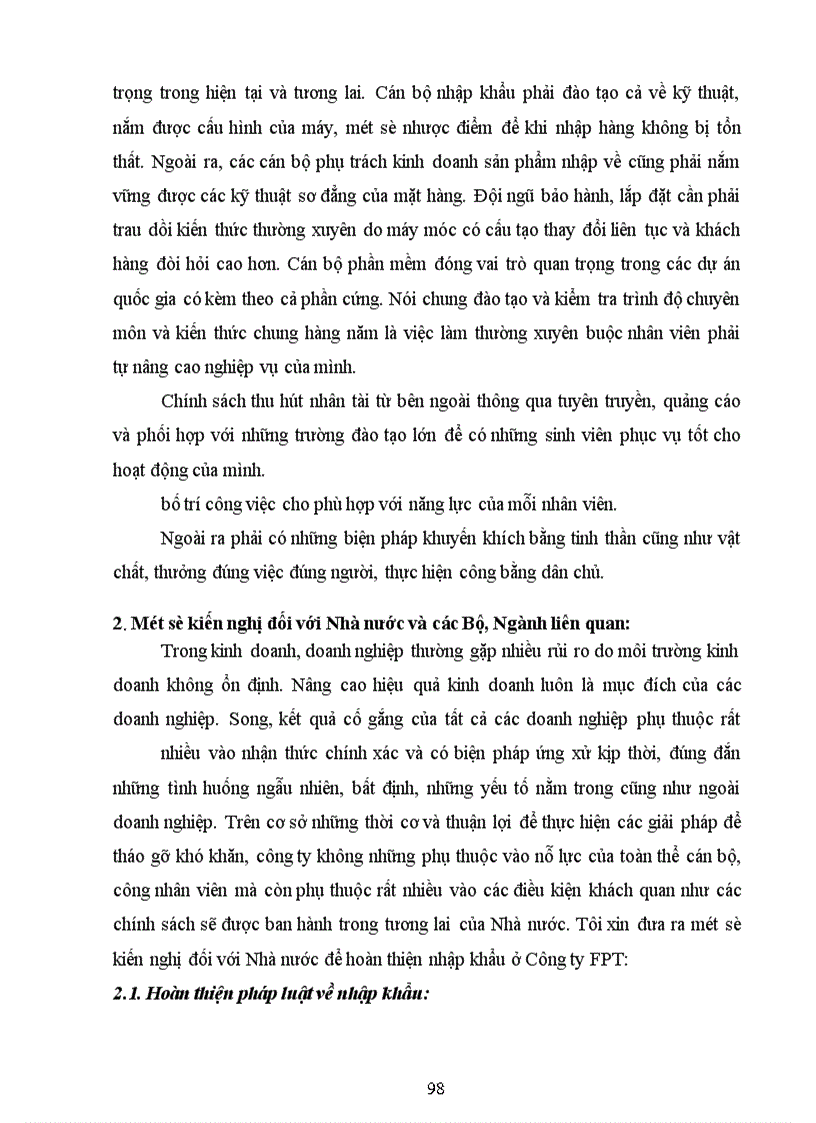 image for page Hoạt động nhập khẩu máy vi tính và phụ kiện máy vi tính của công ty FPT: Thực trạng và giải pháp
