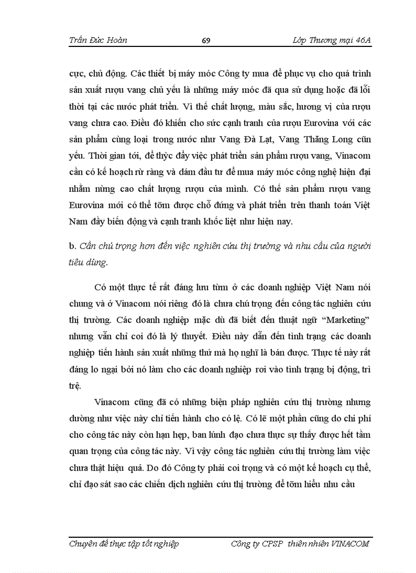 image for page Phát triển sản phẩm rượu vang của Công ty CPSP thiên nhiên Vinacom