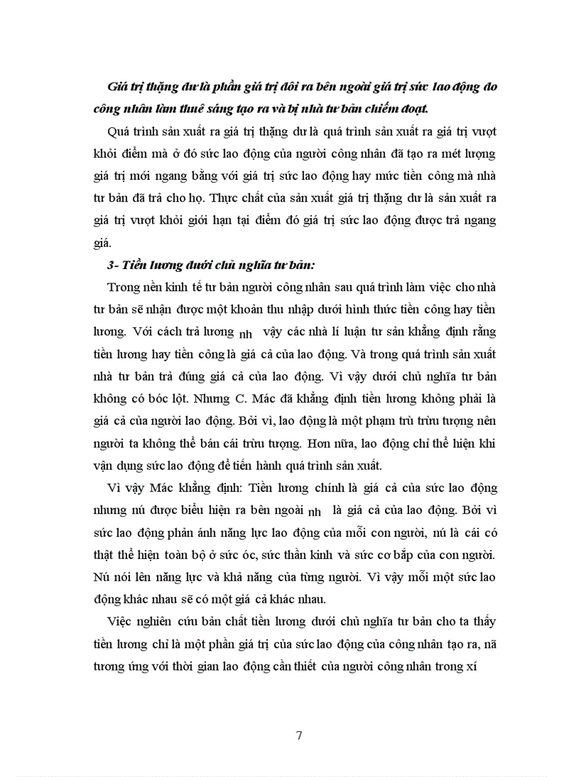 image for page Lí luận về giá trị thặng dư