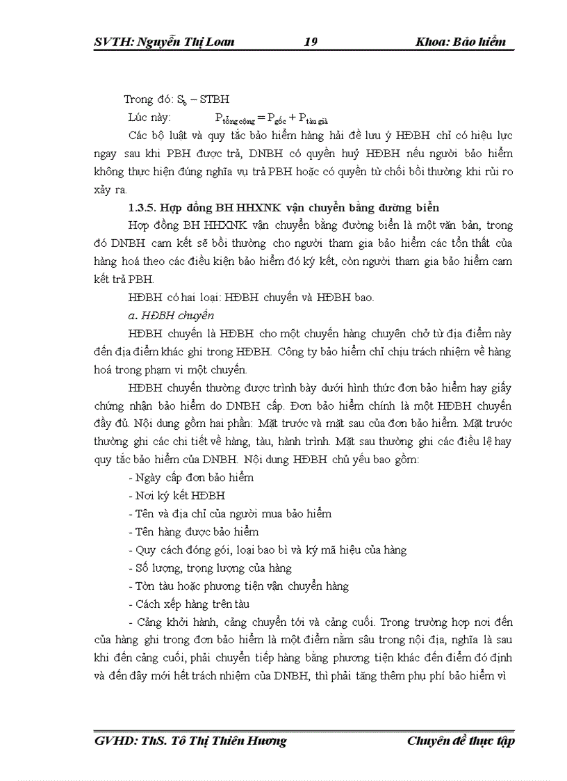 image for page Nâng cao hiệu quả kinh doanh nghiệp vụ bảo hiểm hàng hoá xuất nhập khẩu vận chuyển bằng đường biển tại Bảo Việt Hà Nội