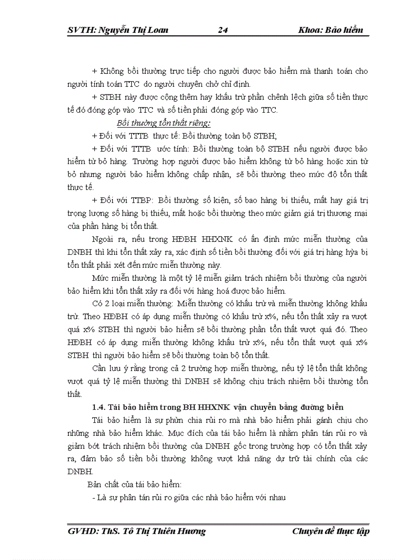 image for page Nâng cao hiệu quả kinh doanh nghiệp vụ bảo hiểm hàng hoá xuất nhập khẩu vận chuyển bằng đường biển tại Bảo Việt Hà Nội