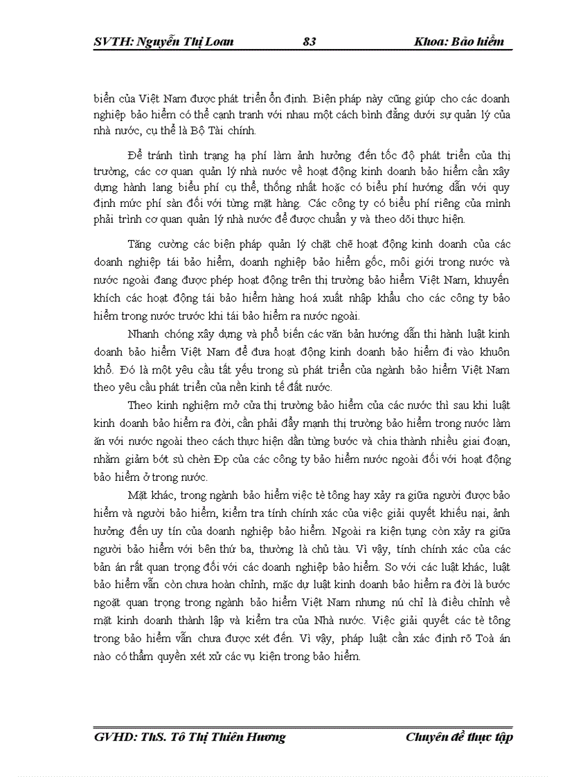 image for page Nâng cao hiệu quả kinh doanh nghiệp vụ bảo hiểm hàng hoá xuất nhập khẩu vận chuyển bằng đường biển tại Bảo Việt Hà Nội