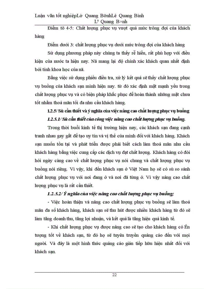 image for page Thực trạng và một số giải pháp nhằm hoàn thiện chất lượng phục vụ buồng tại Khách Sạn Kim Liên