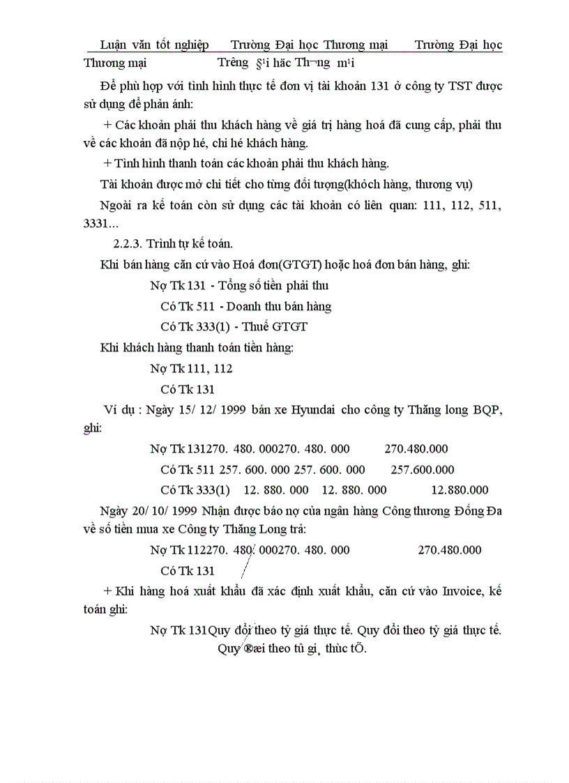 image for page Ưng dụng máy vi tính vào công tác kế toán thanh toán với người cung cấp và khách hàng tại công ty Dịch vụ Du lịch và Thương Mại TST