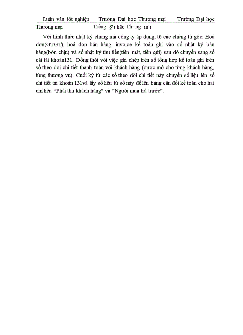 image for page Ưng dụng máy vi tính vào công tác kế toán thanh toán với người cung cấp và khách hàng tại công ty Dịch vụ Du lịch và Thương Mại TST