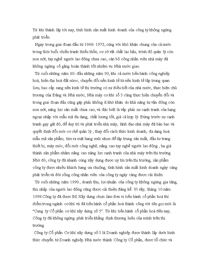 image for page Giải pháp nhằm nâng cao năng lực cạnh tranh của Công ty Cổ phần Cơ khí Xây dựng số 5