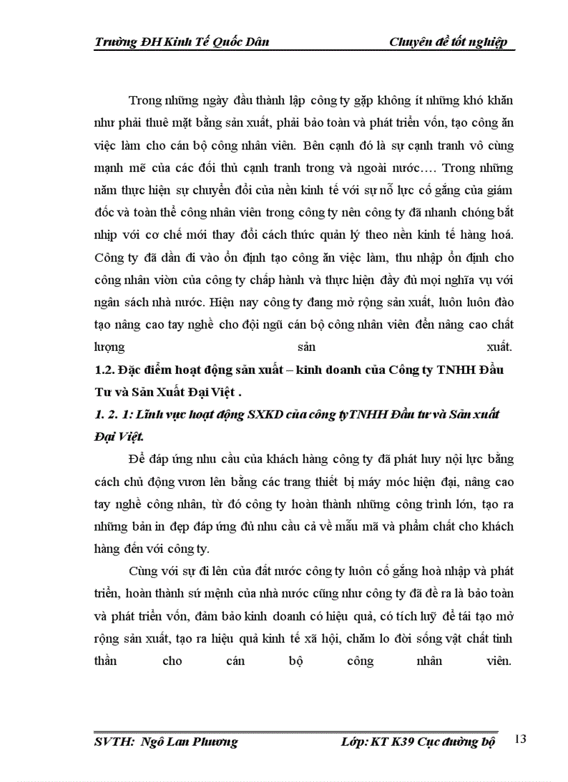 image for page Hoàn thiện công tác kế toán tiền lương và các khoản trích theo lương tại Công ty TNHH đầu tư và sản xuất Đại Việt