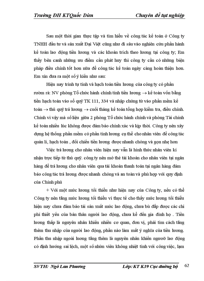 image for page Hoàn thiện công tác kế toán tiền lương và các khoản trích theo lương tại Công ty TNHH đầu tư và sản xuất Đại Việt