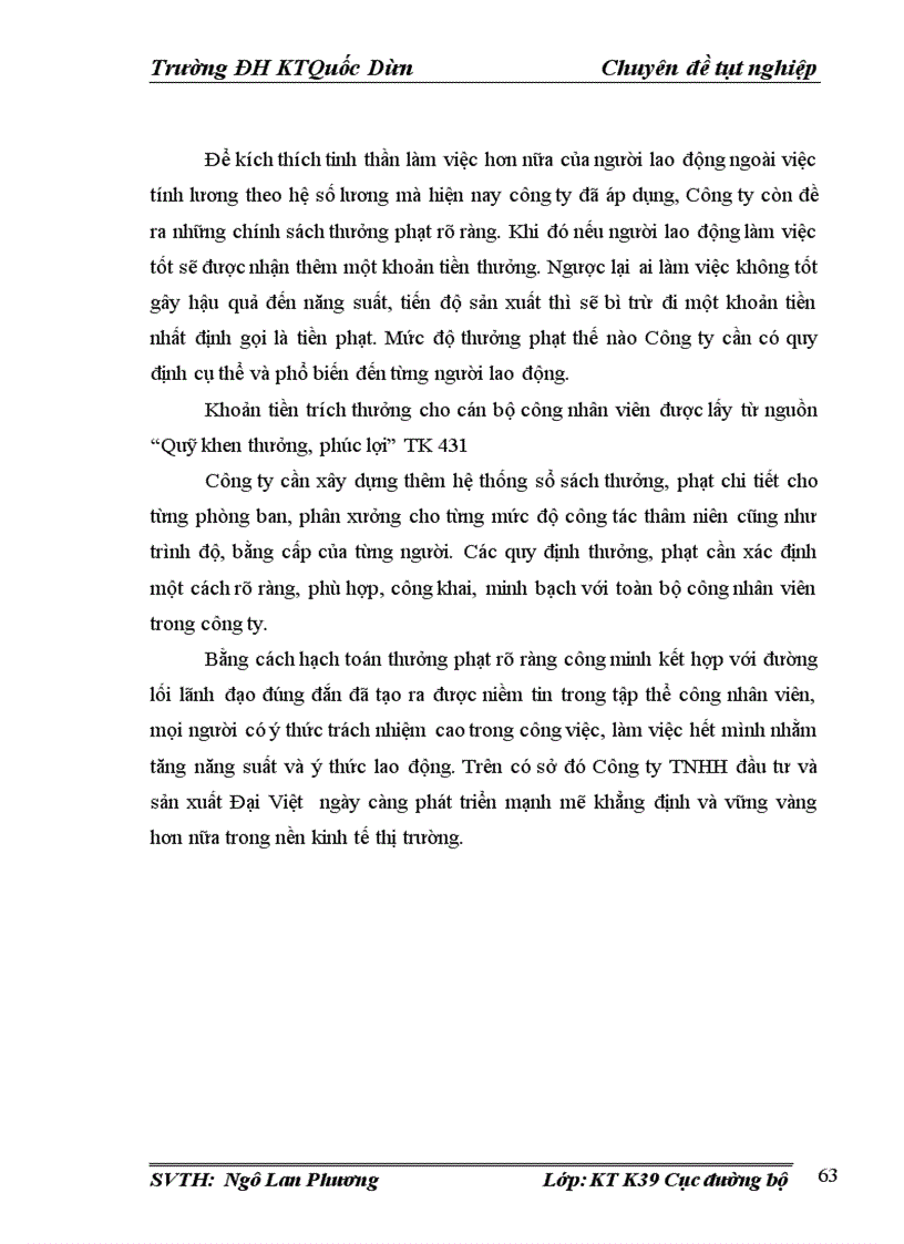 image for page Hoàn thiện công tác kế toán tiền lương và các khoản trích theo lương tại Công ty TNHH đầu tư và sản xuất Đại Việt