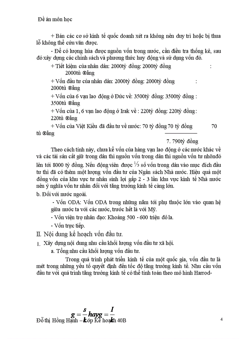 image for page Kế hoạch huy động vốn đầu tư và giải pháp huy động