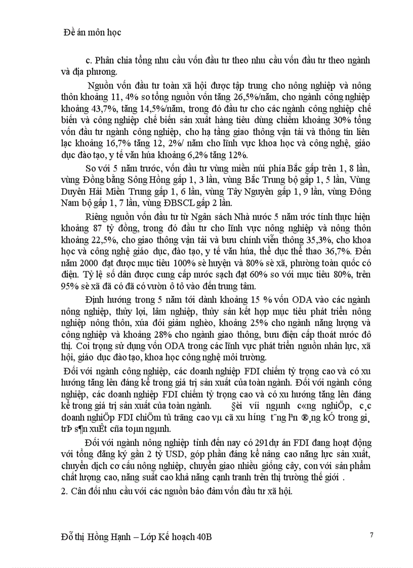 image for page Kế hoạch huy động vốn đầu tư và giải pháp huy động