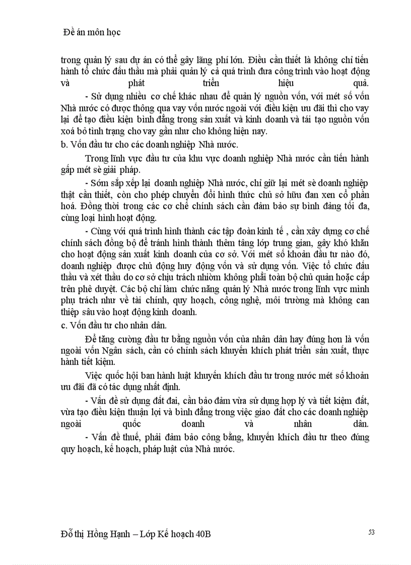 image for page Kế hoạch huy động vốn đầu tư và giải pháp huy động