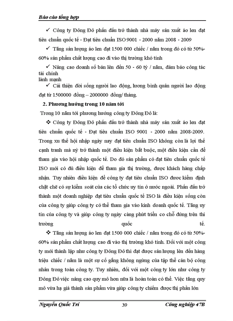 image for page Báo cáo thực tập tại công ty TNHH Đông Đô