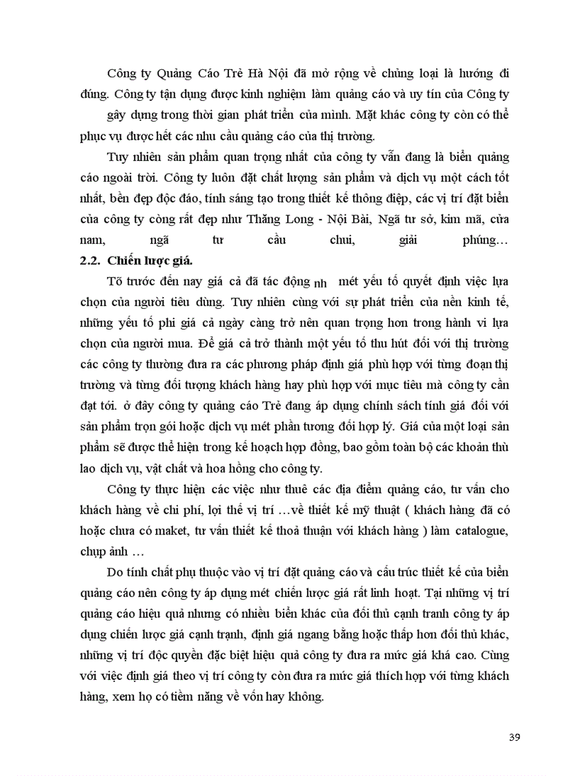 image for page Các giải pháp chủ yếu nhằm nâng cao khả năng cạnh tranh trong việc thiết kế thông điệp quảng cáo ngoài trời tại Công ty Quảng Cáo Trẻ Hà Nội