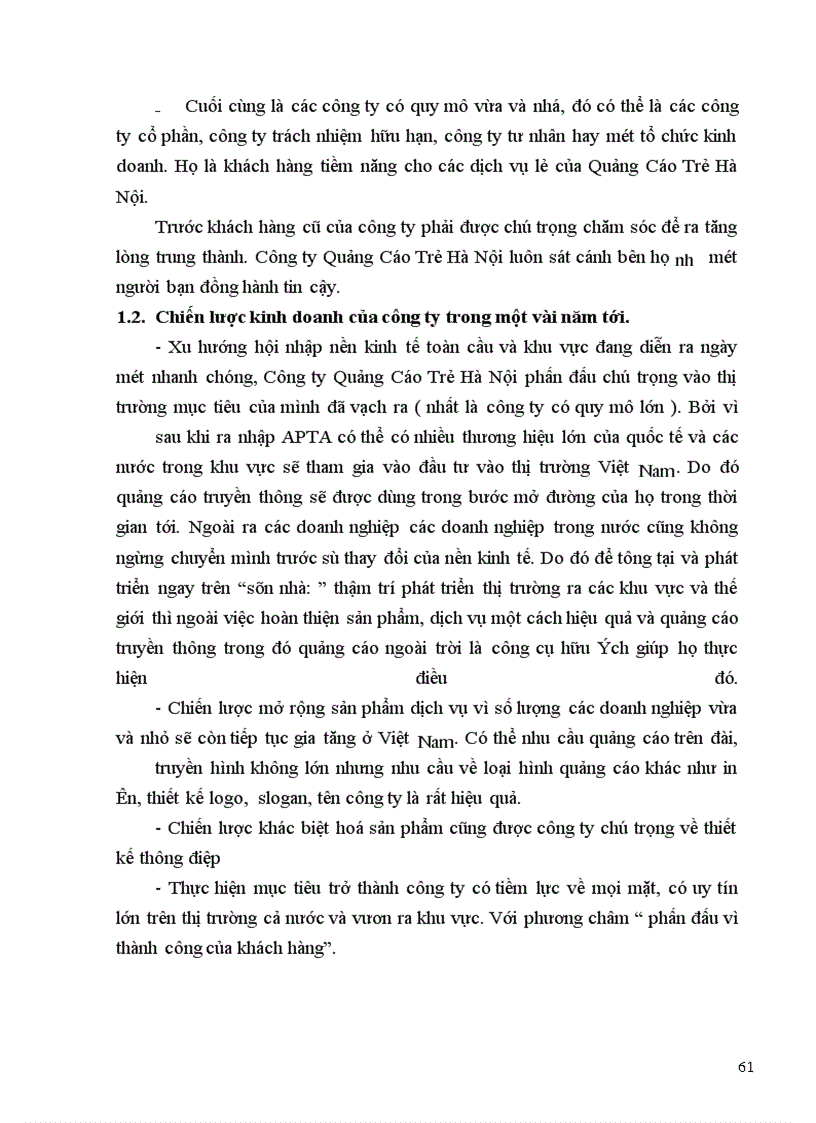 image for page Các giải pháp chủ yếu nhằm nâng cao khả năng cạnh tranh trong việc thiết kế thông điệp quảng cáo ngoài trời tại Công ty Quảng Cáo Trẻ Hà Nội