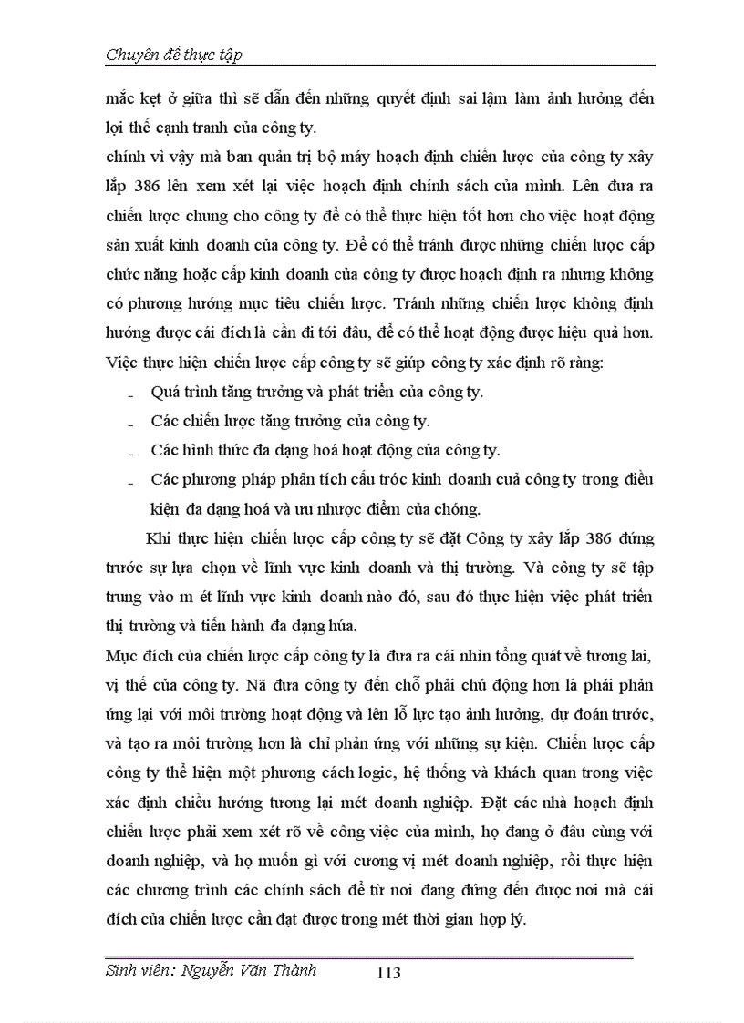 image for page Chiến lược kinh doanh của Công ty xây lắp 386 - Bộ Quốc Phòng