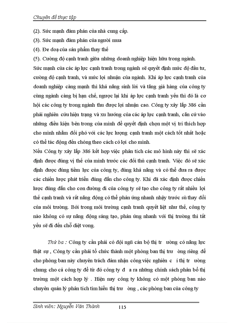 image for page Chiến lược kinh doanh của Công ty xây lắp 386 - Bộ Quốc Phòng