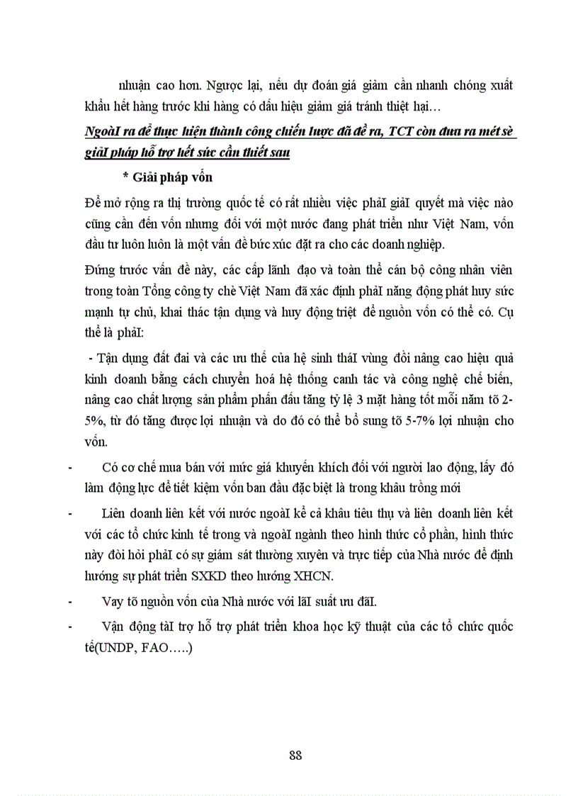 image for page Phân tích chiến lươc xuất khẩu của Tổng công ty chè Việt Nam