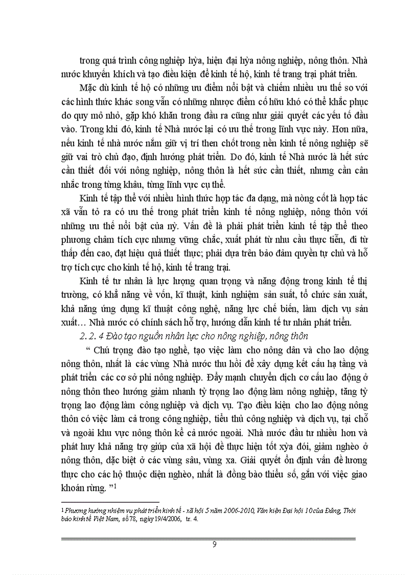 image for page Vai trò của Nhà nước đối với việc phát triển kinh tế nông thôn ở nước ta hiện nay