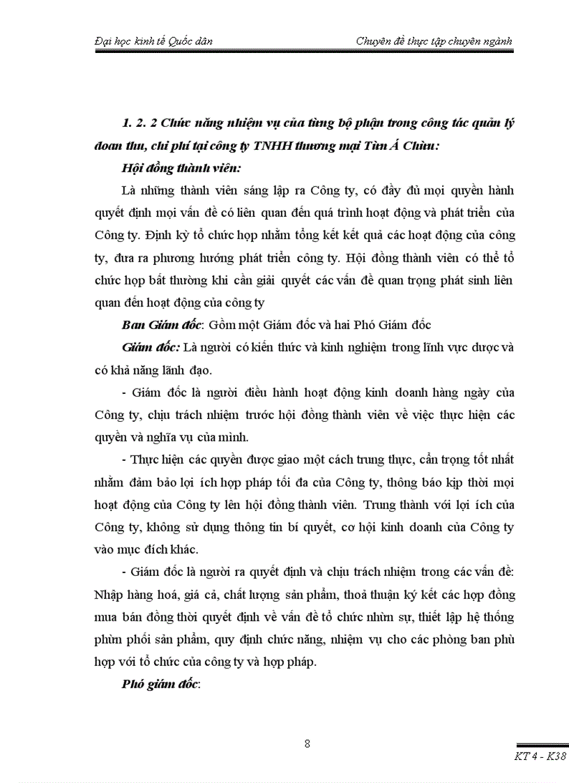 image for page Hoàn thiện kế toán chi phí, doanh thu và xác định kết quả kinh doanh trong Công ty TNHH thương mại Tân Á Châu