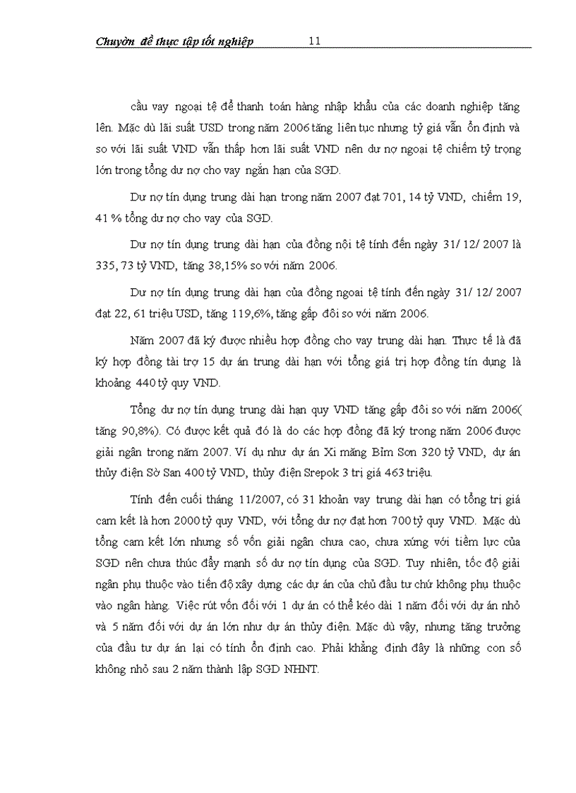 image for page Thực trạng công tác thẩm định khả năng trả nợ của khách hàng vay vốn trung và dài hạn tại sở giao dịch ngân hàng ngoại thương việt nam