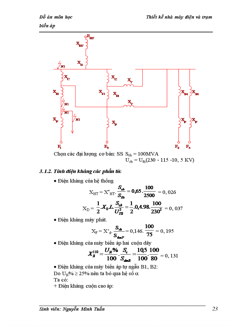 image for page Thiết kế phần điện cho nhà máy nhiệt điện Công suất : 240MW