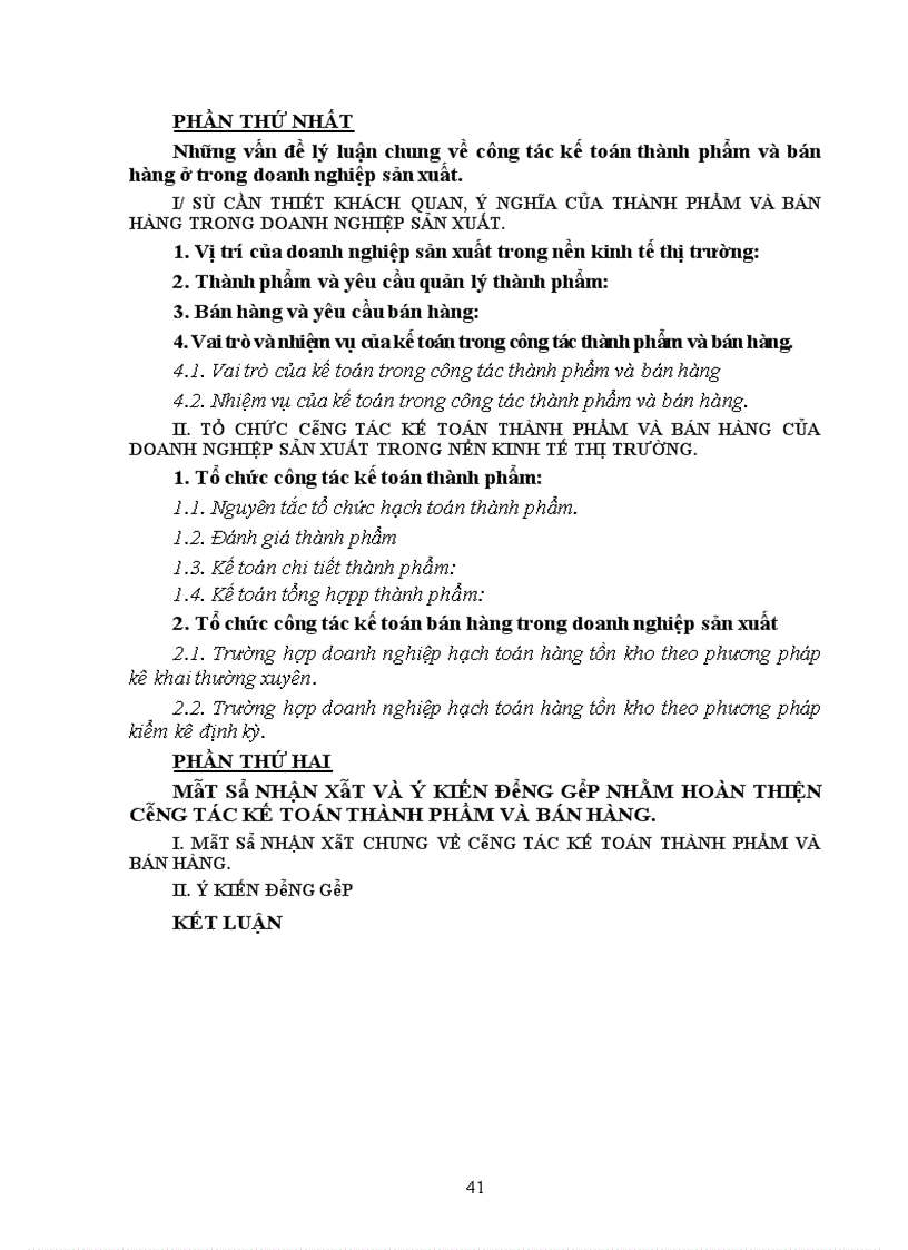 image for page Hoàn thiện công tác kế toán thành phẩm và bán hàng.