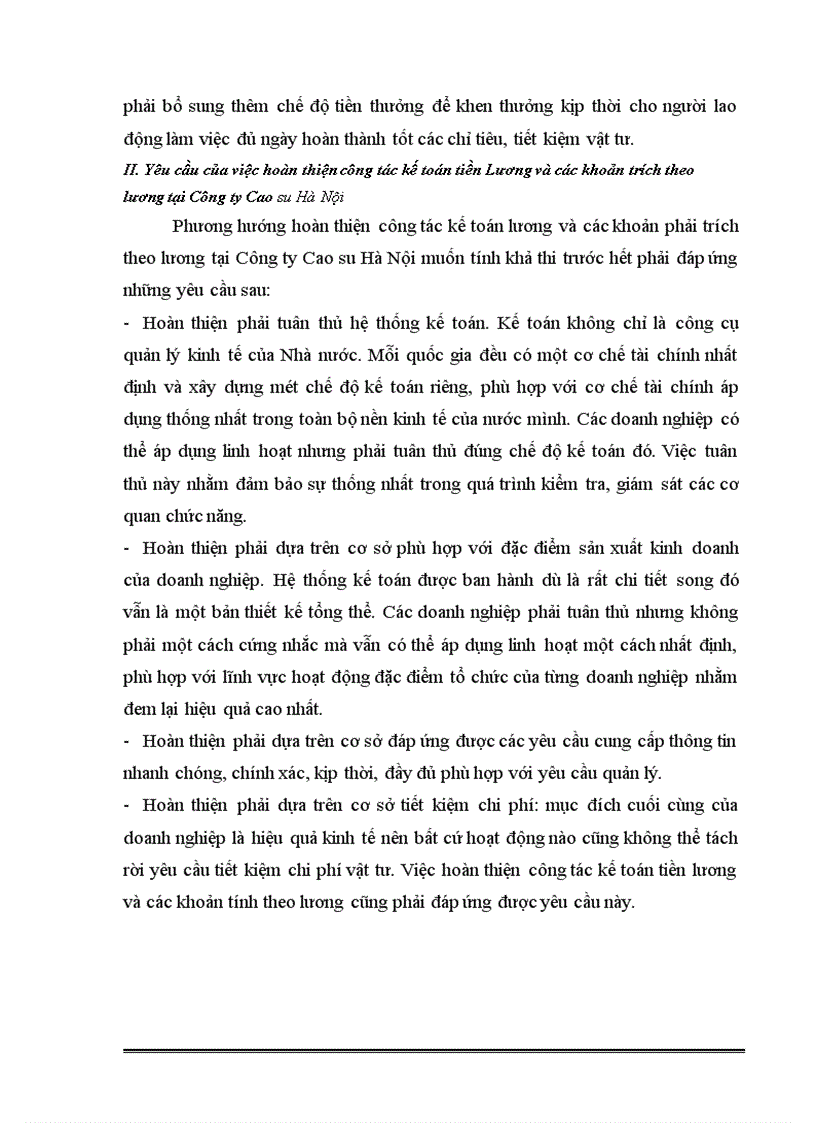 image for page Kế toán tiền lương và các khoản trích theo lương theo lương tại Công ty Cao su Hà Nội