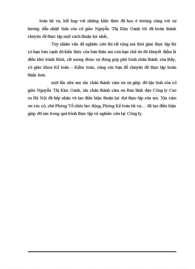 image for page Kế toán tiền lương và các khoản trích theo lương theo lương tại Công ty Cao su Hà Nội