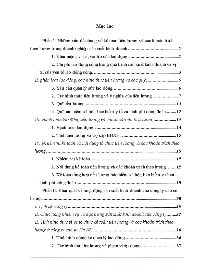 image for page Kế toán tiền lương và các khoản trích theo lương theo lương tại Công ty Cao su Hà Nội