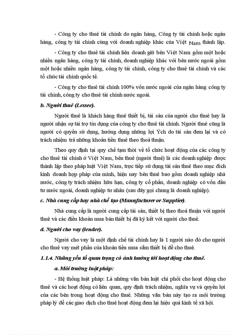 image for page Giải pháp hoàn thiện và phát triển hoạt động cho thuê tài chính tại công ty cho thuê tài chính - Ngân hàng đầu tư và phát triển Việt Nam