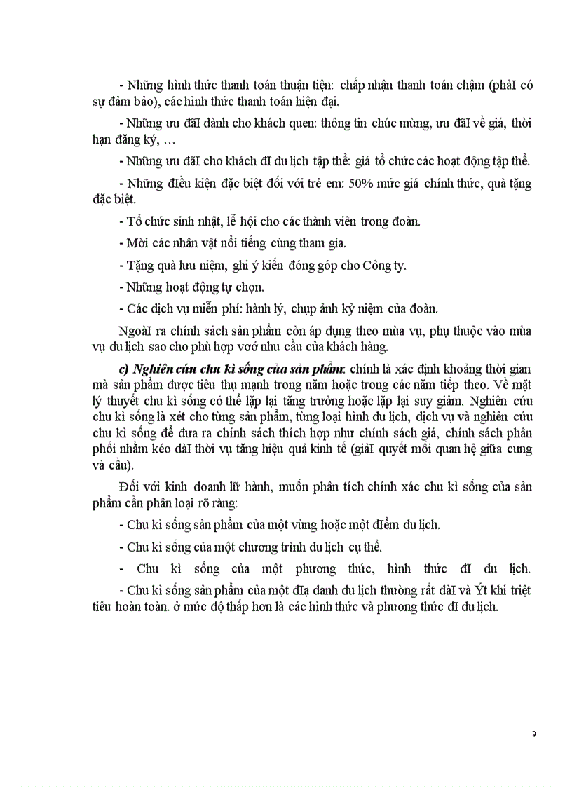 image for page Vận dụng các chính sách Marketing-mix tại Trung tâm Du lịch Hà Nội
