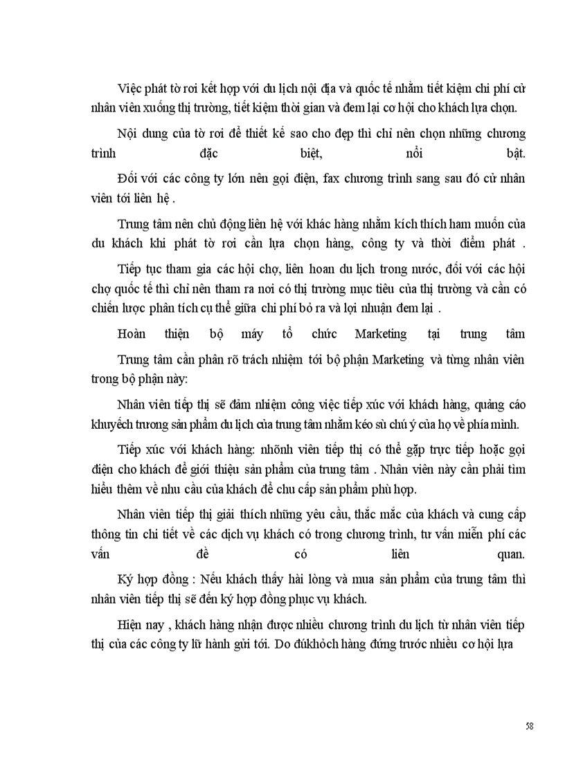 image for page Vận dụng các chính sách Marketing-mix tại Trung tâm Du lịch Hà Nội