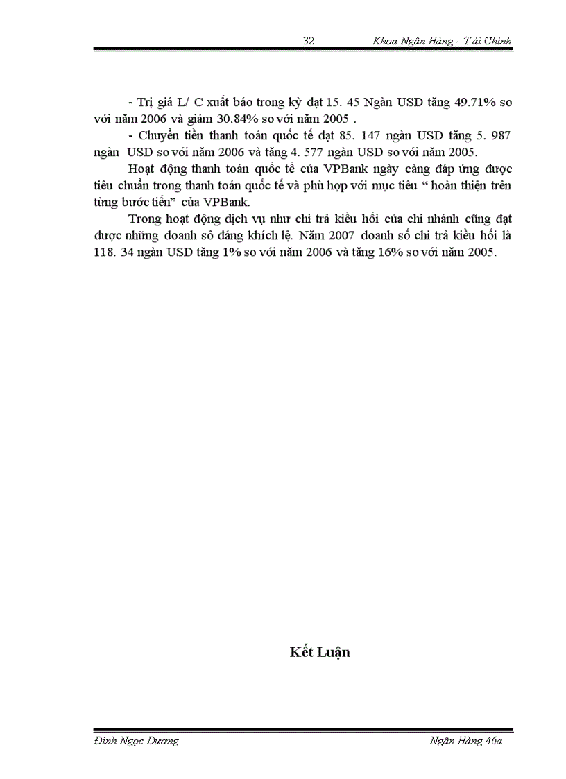 image for page Tình hình hoạt động của NHTMCP VPBank CNThanh Xuân