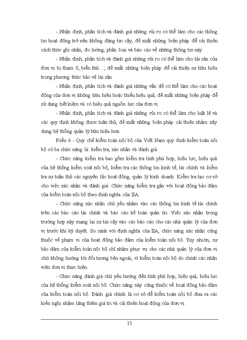 image for page Kiểm toán nội bộ - Công cụ hữu hiệu của hoạt động kiểm soát