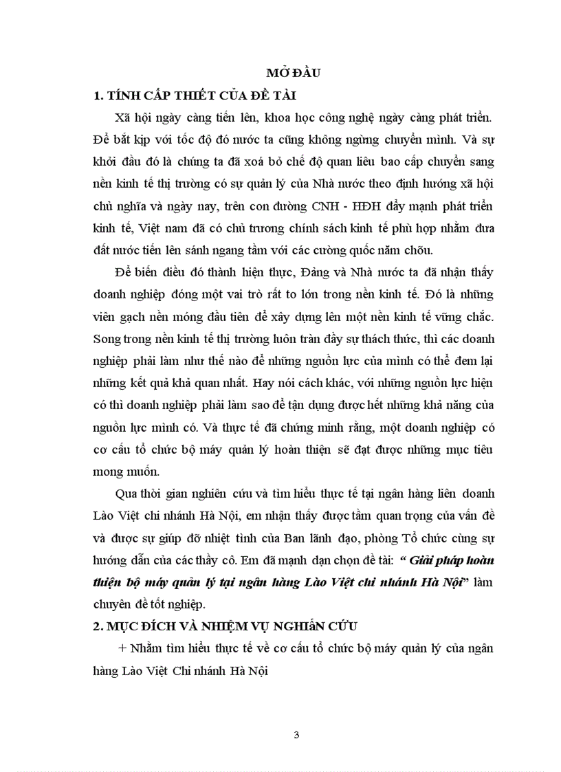 image for page Giải pháp hoàn thiện bộ máy quản lý tại ngân hàng Lào Việt chi nhánh Hà Nội làm chuyên đề tốt nghiệp