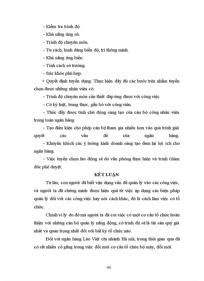 image for page Giải pháp hoàn thiện bộ máy quản lý tại ngân hàng Lào Việt chi nhánh Hà Nội làm chuyên đề tốt nghiệp