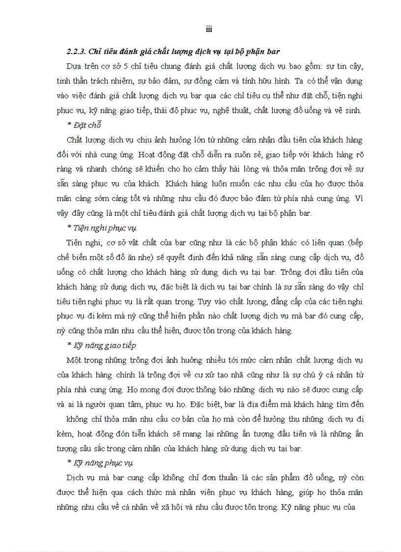 image for page Giải pháp nâng cao chất lượng dịch vụ tại Bar Le Club thuộc khách sạn Sofitel Metropole Hà Nội