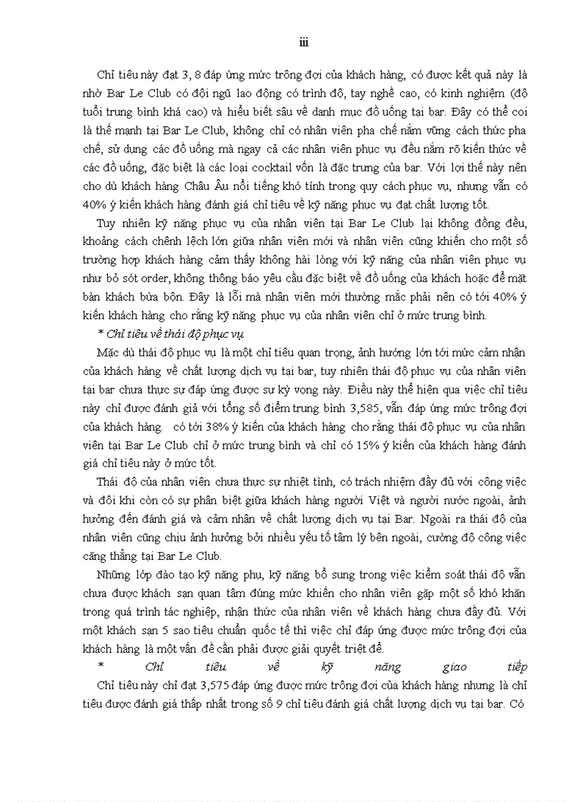 image for page Giải pháp nâng cao chất lượng dịch vụ tại Bar Le Club thuộc khách sạn Sofitel Metropole Hà Nội