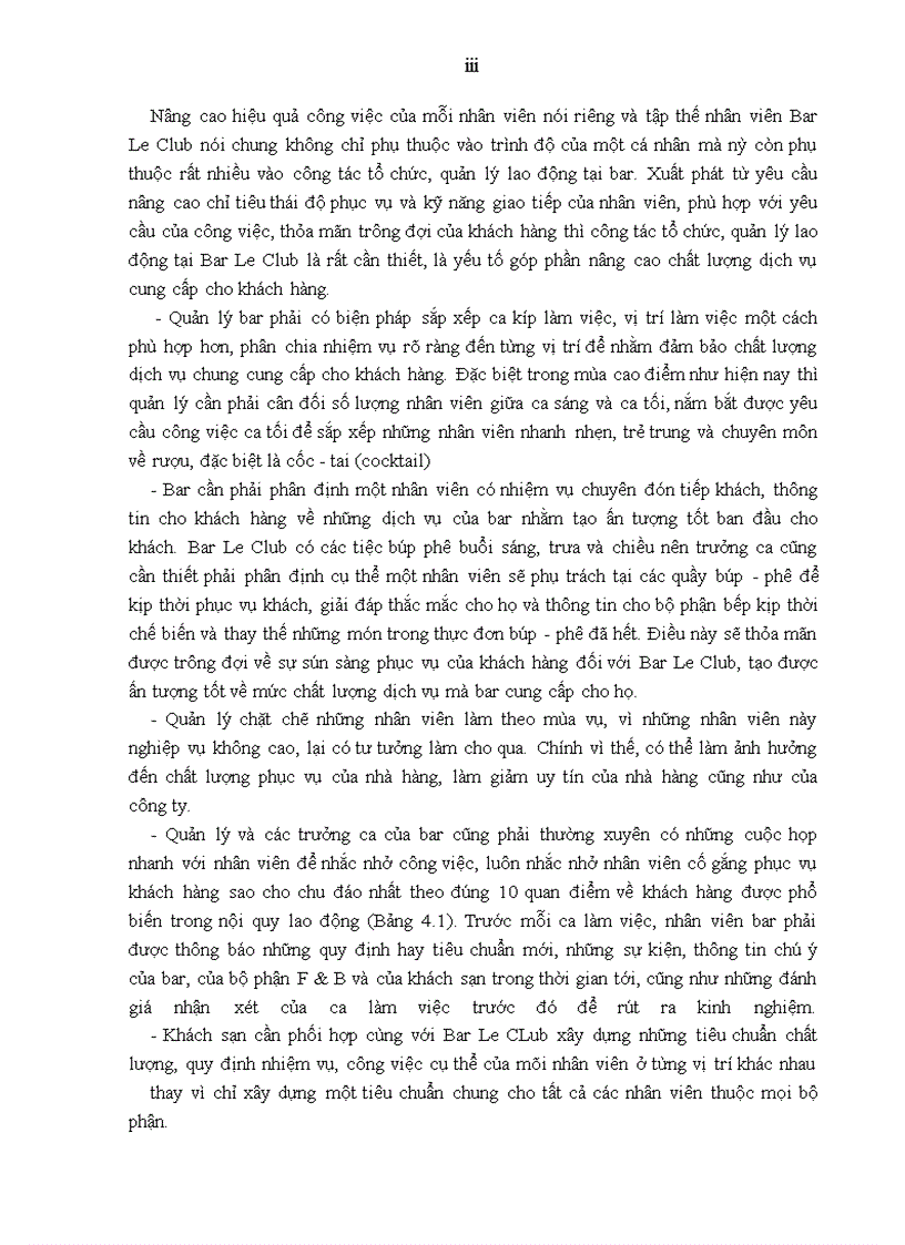 image for page Giải pháp nâng cao chất lượng dịch vụ tại Bar Le Club thuộc khách sạn Sofitel Metropole Hà Nội