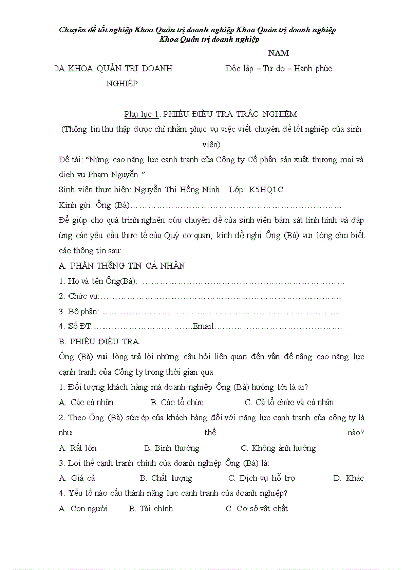 image for page Nâng cao năng lực cạnh tranh của Công ty Cổ phần sản xuất thương mại và dịch vụ Phạm Nguyên