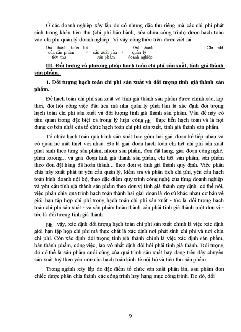 image for page Hạch toán chi phí sản xuất và tính giá thành sản phẩm xây lắp -tại Công ty xây dựng 492