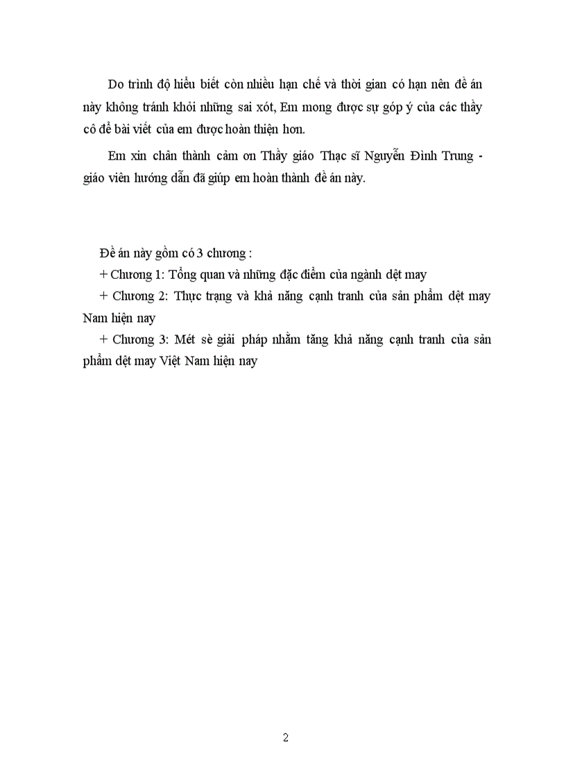 image for page Một số giải pháp nhằm nâng cao khả năng cạnh tranh của sản phẩm dệt may Việt Nam