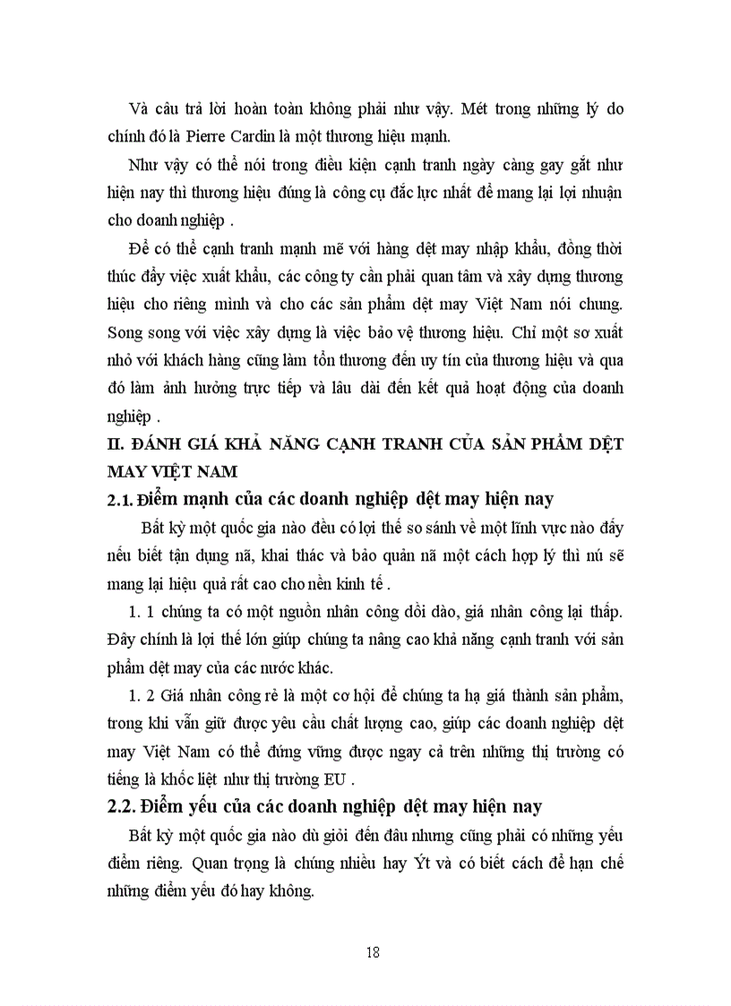 image for page Một số giải pháp nhằm nâng cao khả năng cạnh tranh của sản phẩm dệt may Việt Nam