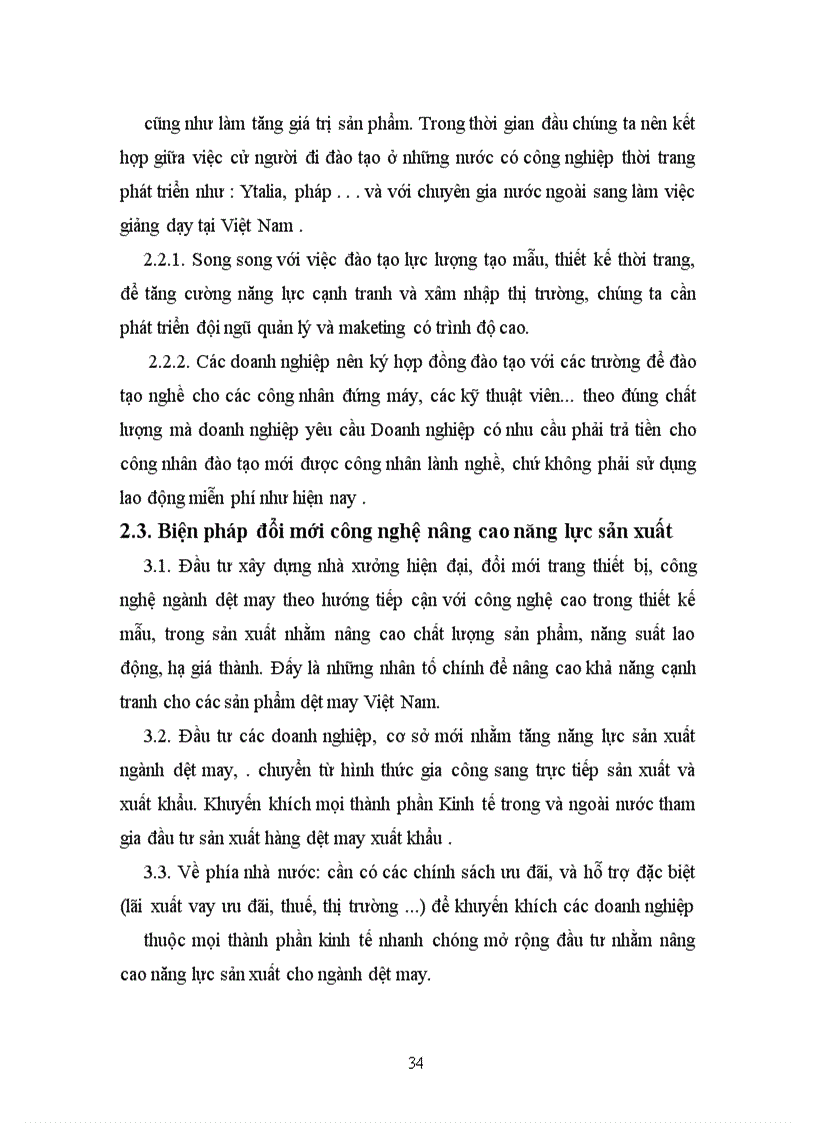 image for page Một số giải pháp nhằm nâng cao khả năng cạnh tranh của sản phẩm dệt may Việt Nam