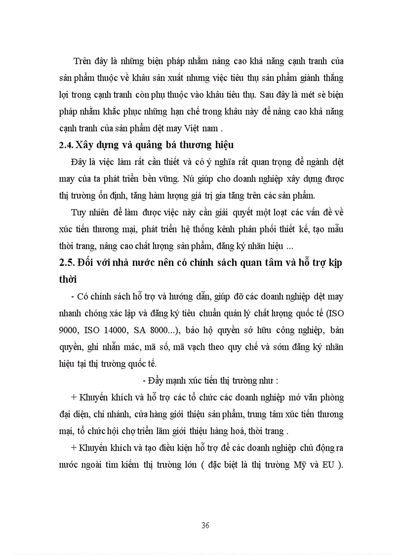 image for page Một số giải pháp nhằm nâng cao khả năng cạnh tranh của sản phẩm dệt may Việt Nam